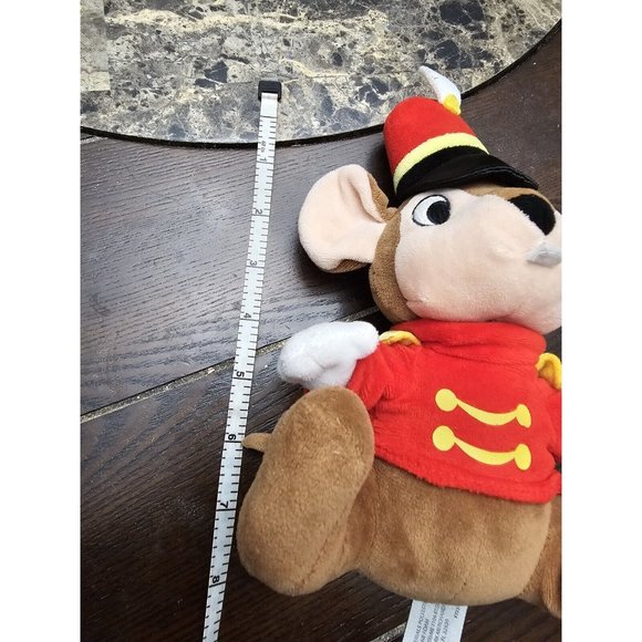 Disney Parks Timothy Mouse Plush 8" Stuffed Animal Dumbo Ring Master - Picture 4 of 4